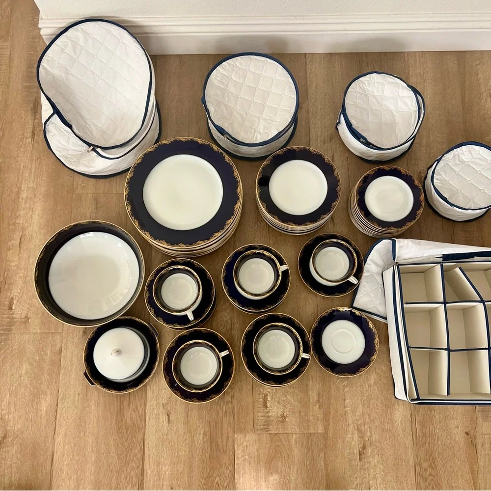 Vtg 52 Pcs 80s Rosenthal Frederick The‎ Great Porcelain Dinnerware Dinner Set